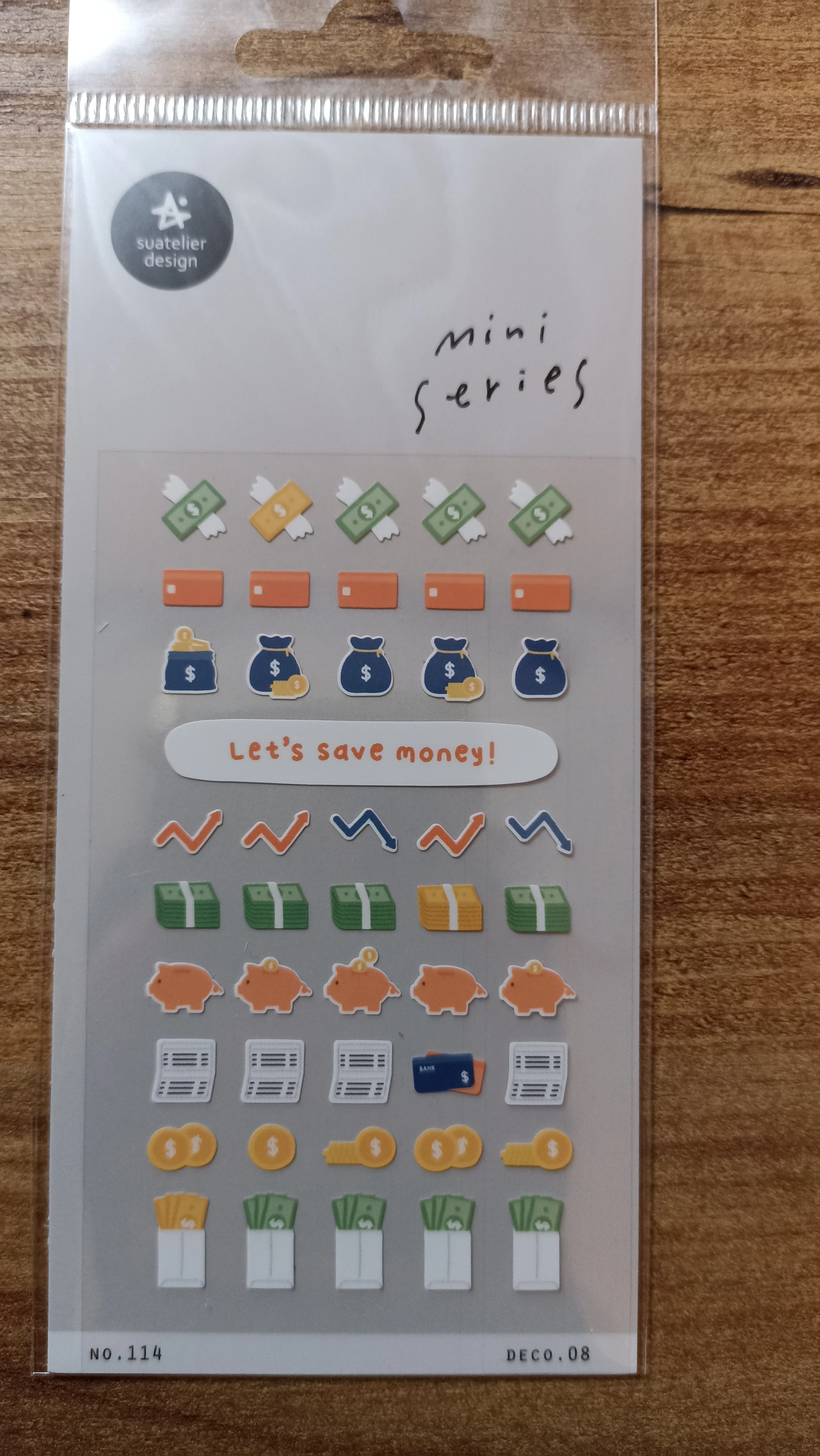 W3-Suatelier mini series 1 sayfa sticker no.114