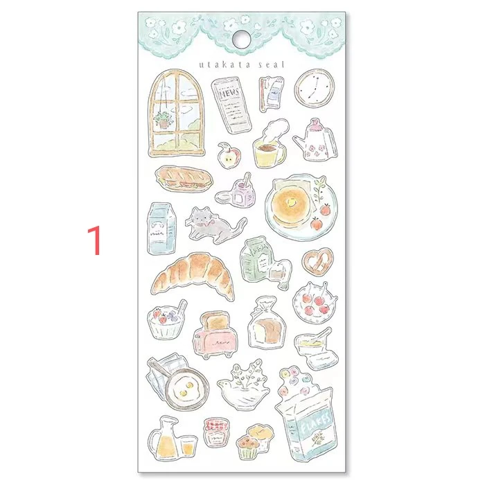 W1-Mindwave 1 sayfa utakata seal kağıt sticker 