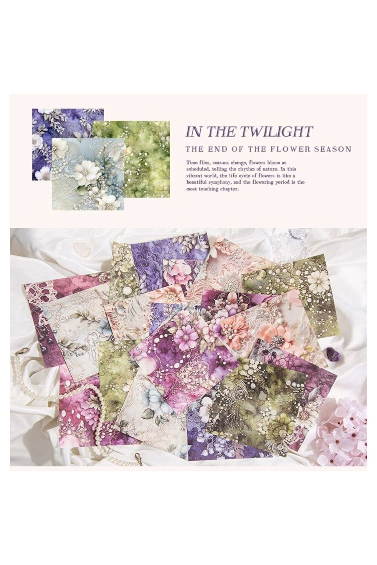 G16-30 sayfa Scrapbook kağıdı - Numara : 1