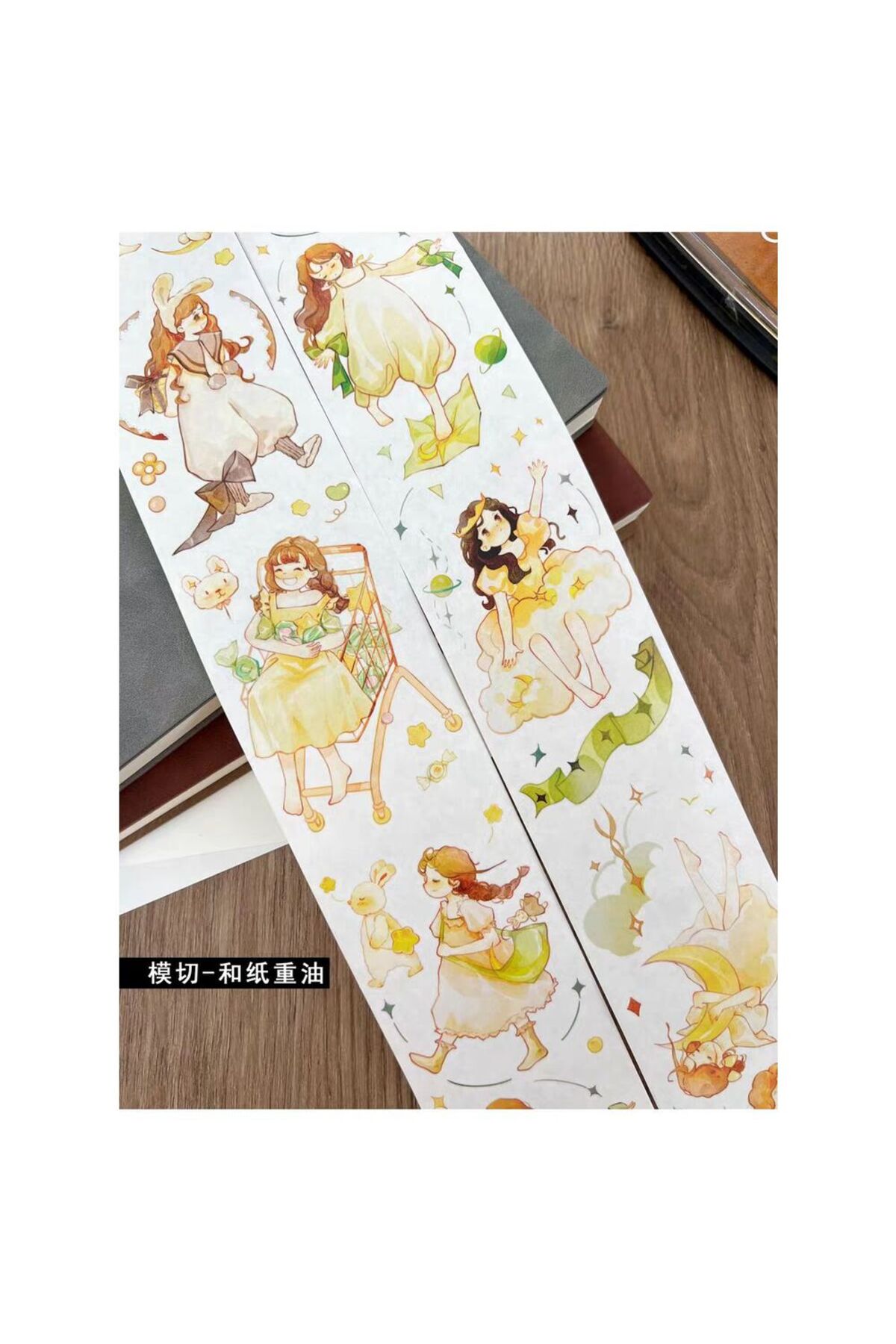 L22-100cm tatlı kız kendinden kesimli Washi tape