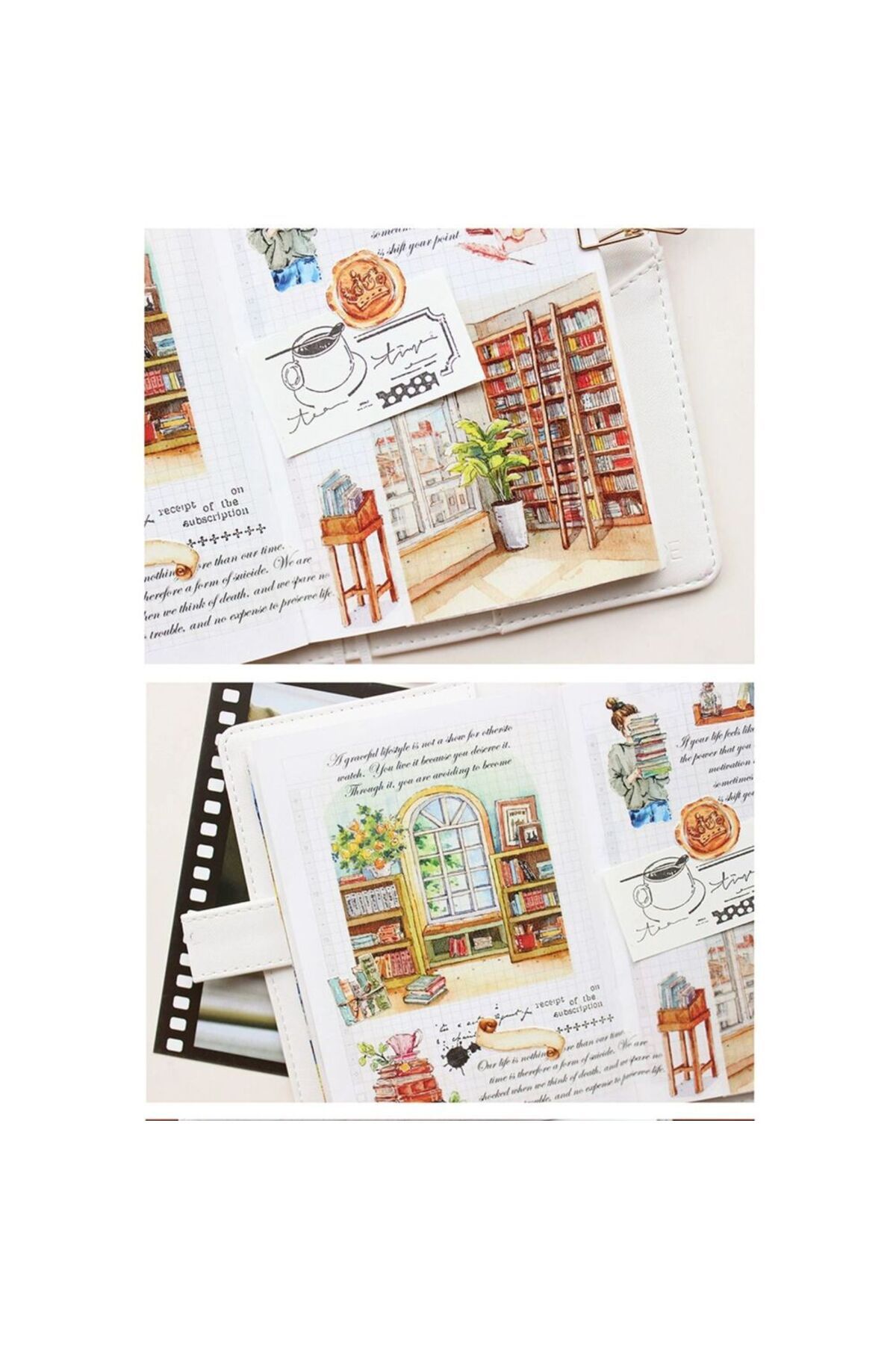 K12-150cm kitap evi Washi Tape