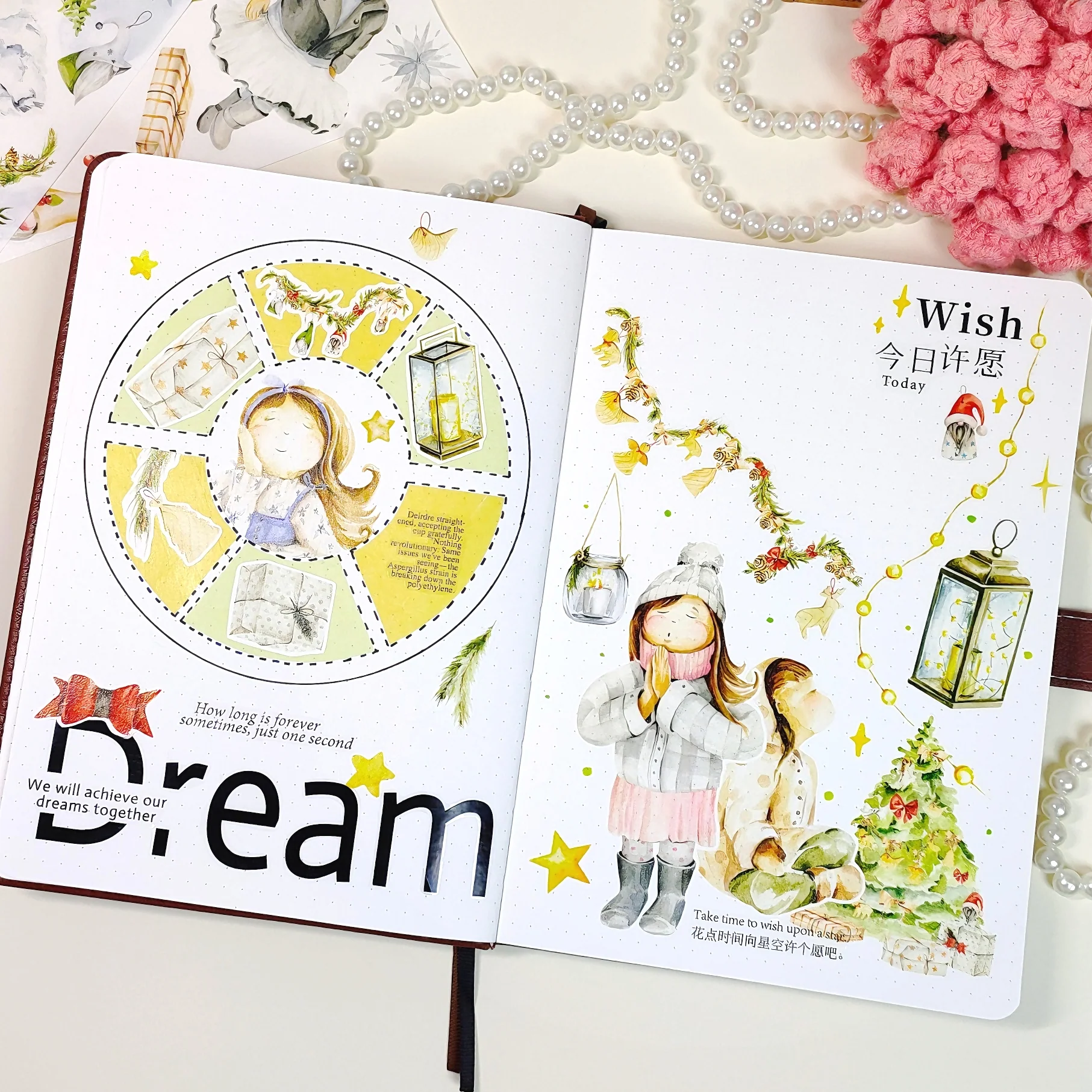 K19-100cm Winter Dreamscape kendinden kesimli PET TAPE