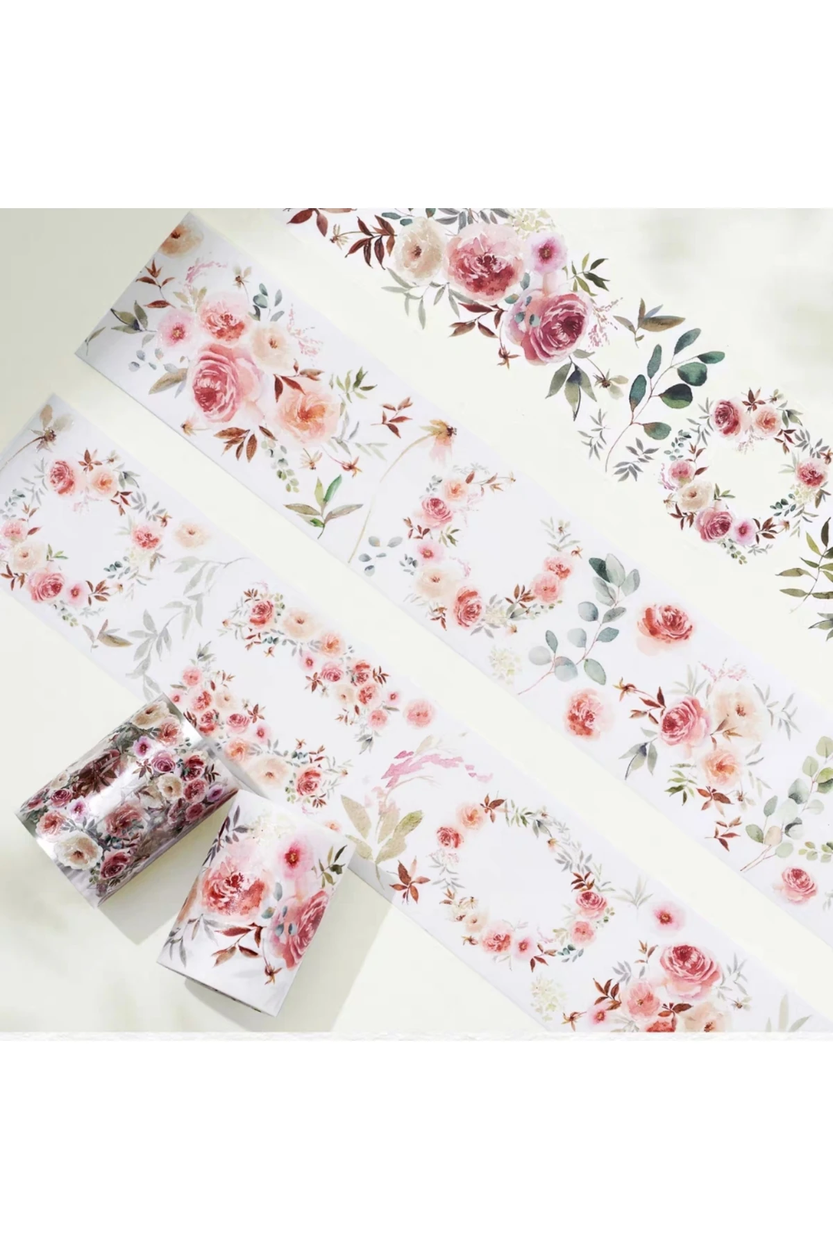 K2-100cm pembe çiçek PET Tape the Washitape shop