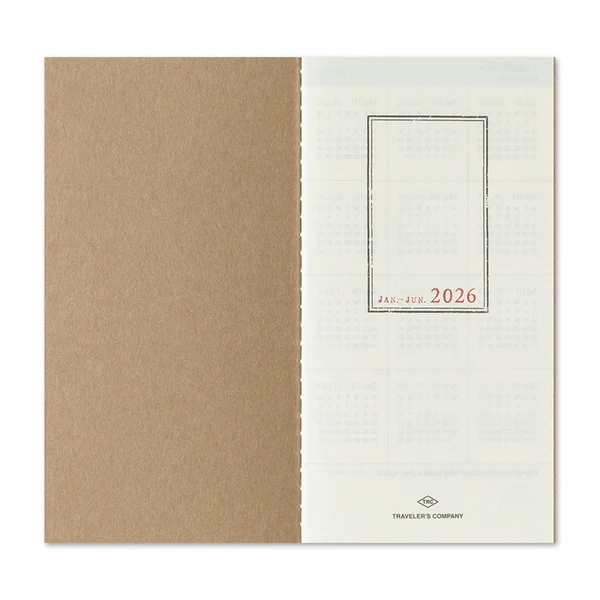 2026 Traveler's Notebook Refill - Standart Size - Weekly + Memo