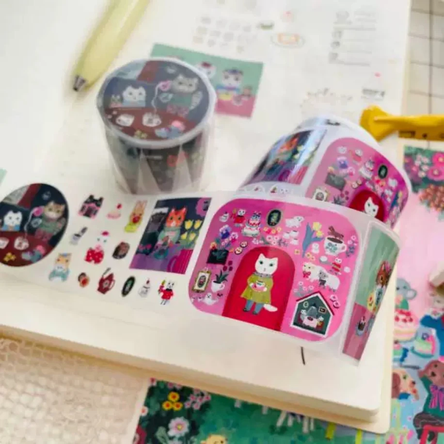 A17-Yumi Kitagishi 60cm kendinden kesimli pet tape