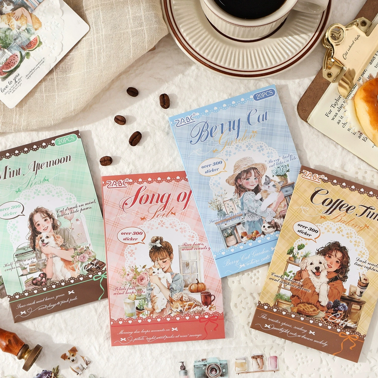 U10-20 sayfa evcil hayvan ve ben PET Sticker kitabı