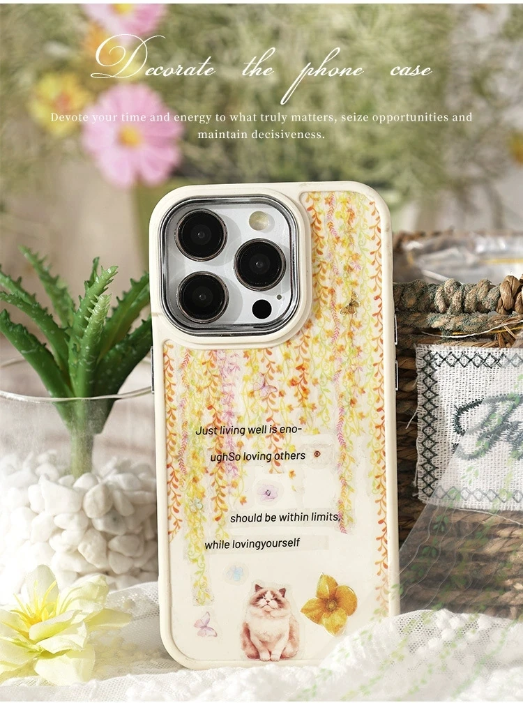 S5-4 adet sarmaşık yaprak PET Tape