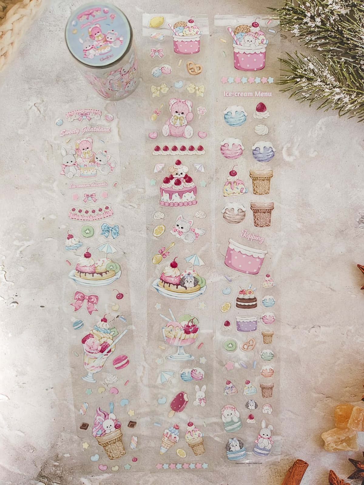 L20-Cherish 365 100cm hayvanlar ve tatlilar PET Tape