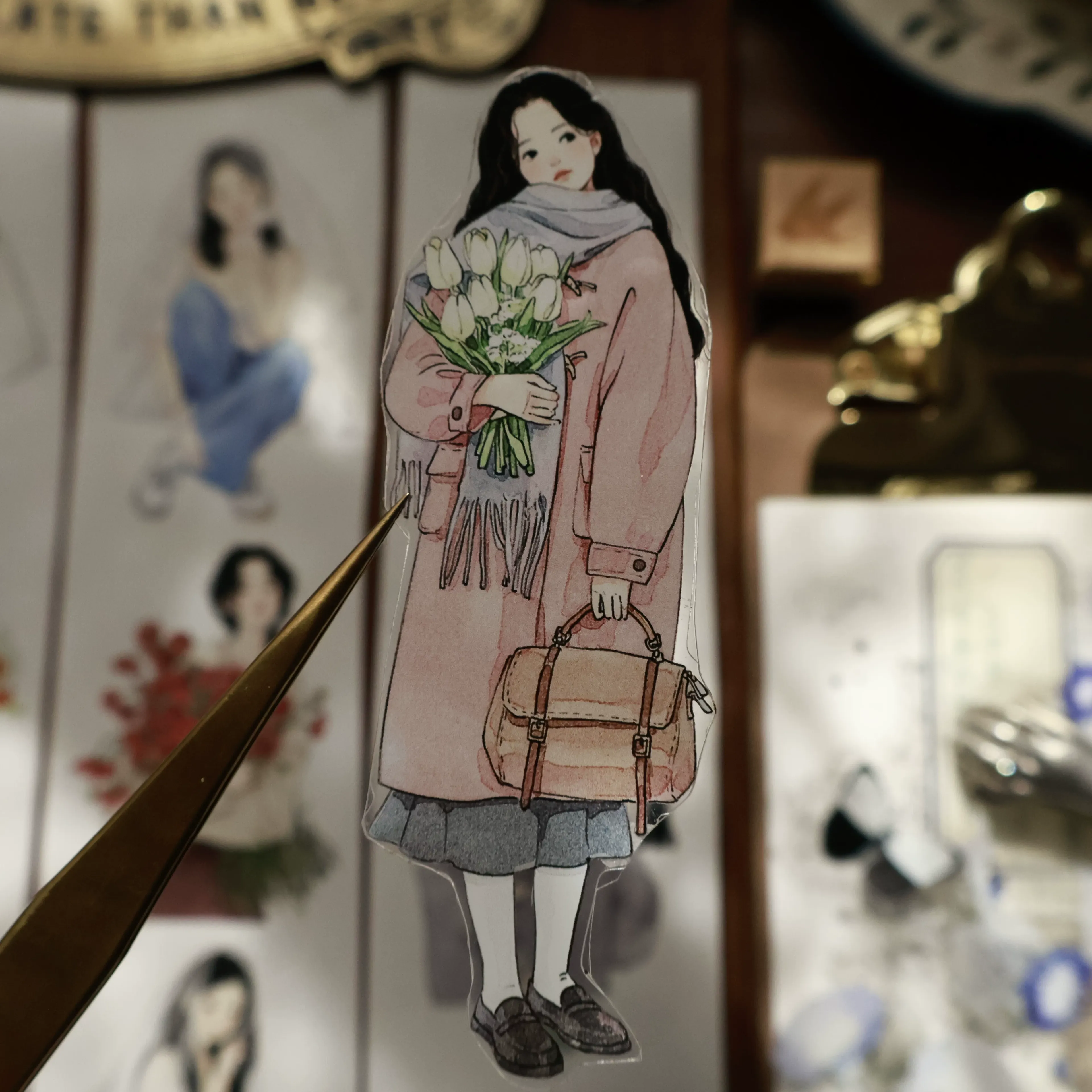 O9-YiEr 120cm şeker kız kendinden kesimli pet tape