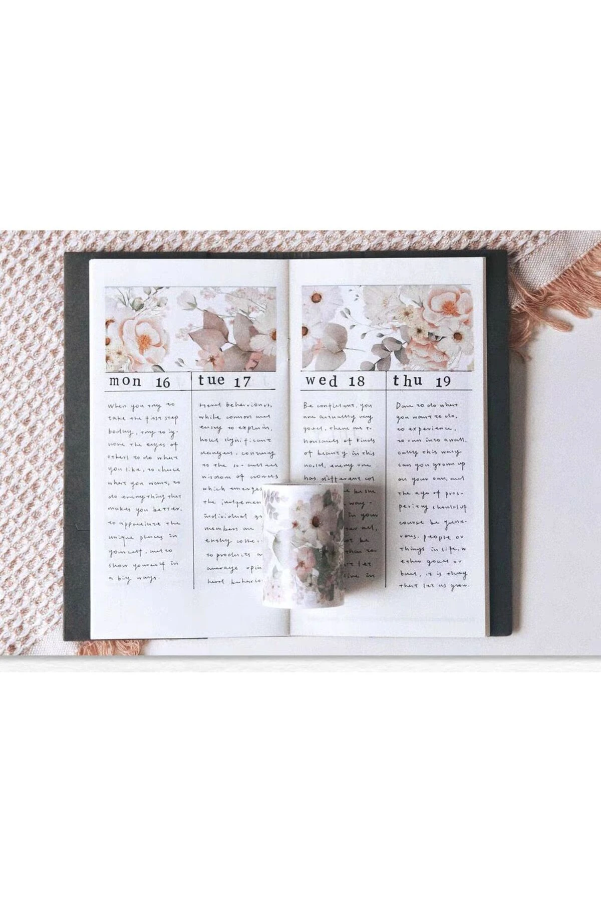 K12-100cm pembe Ciçek PET Tape