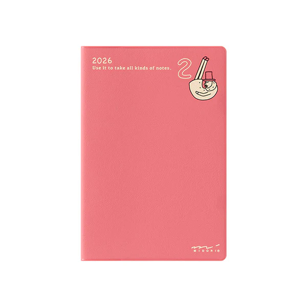 S14-Midori Pocket Diary Mini 2026 aylik planlayici
