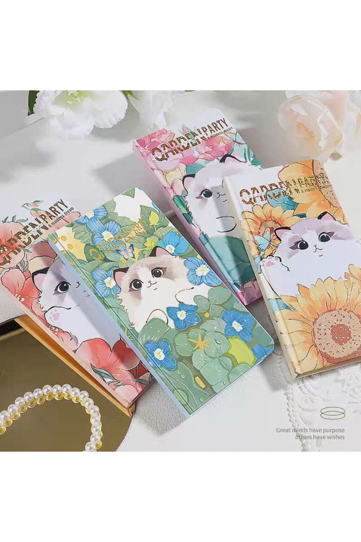 1 adet kedi kareli defter - Numara : 1