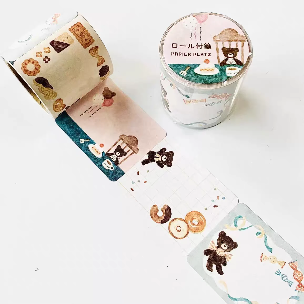 A26-Papier platz x Nakauchi 100 adet memo sticker tape