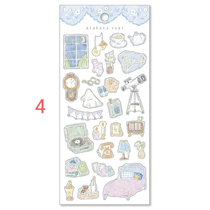 W1-Mindwave 1 sayfa utakata seal kağıt sticker 