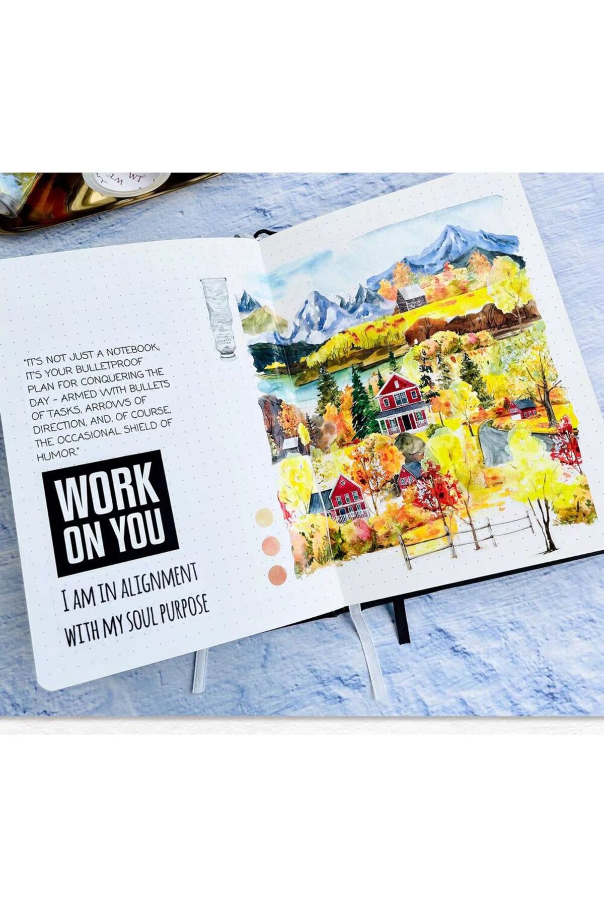 K1-100cm sonbahar temalı kendinden kesimli PET Tape the Washitape shop