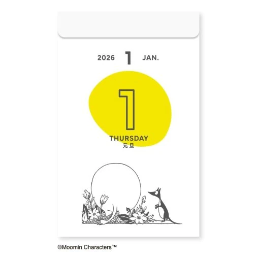 Y28-Moomin 2026 takvim orta boy