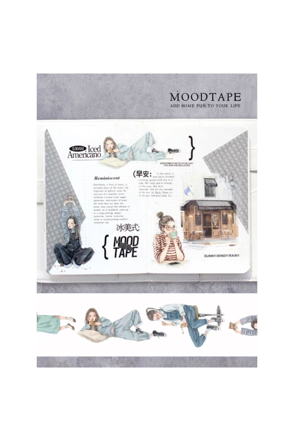 K7-87cm çeşitli kız modelleri PET Tape