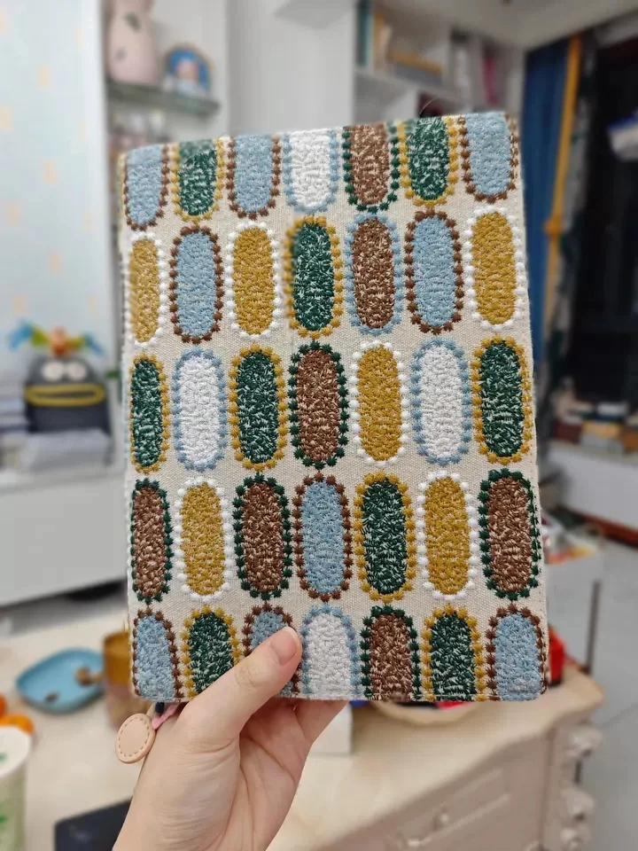 A6 kumaş kılıf (hibino Midori 1 day 1 page için) cove on cover hediye