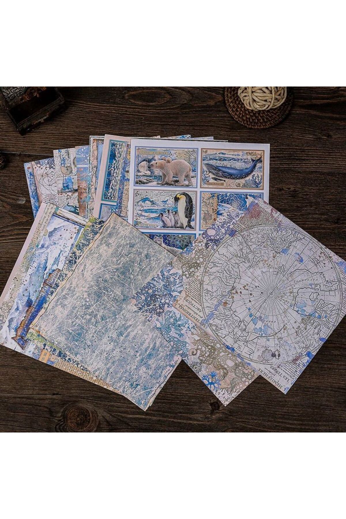 E6-16 sayfa Arktika scrapbook kâğıt 28