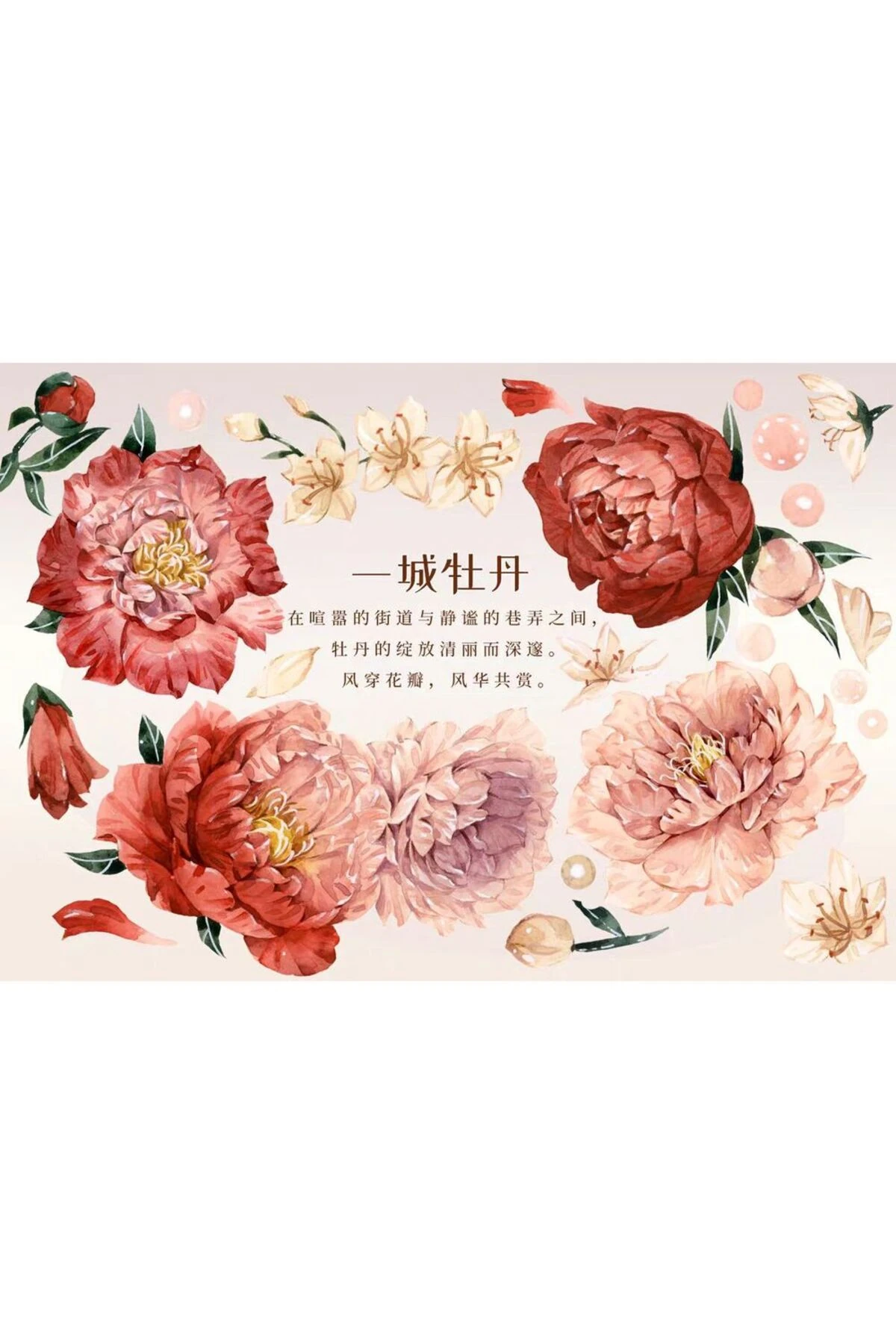 K16-100cm kırmızı çiçek kendinden kesimli Pet tape the Washitape shop