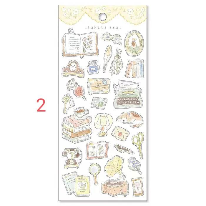 W1-Mindwave 1 sayfa utakata seal kağıt sticker 