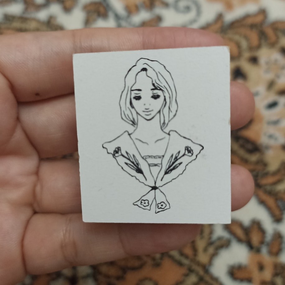 La dolce Vita  kız stamp