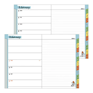 S11-Midori Pocket Diary 2026 - Ojisan - B6