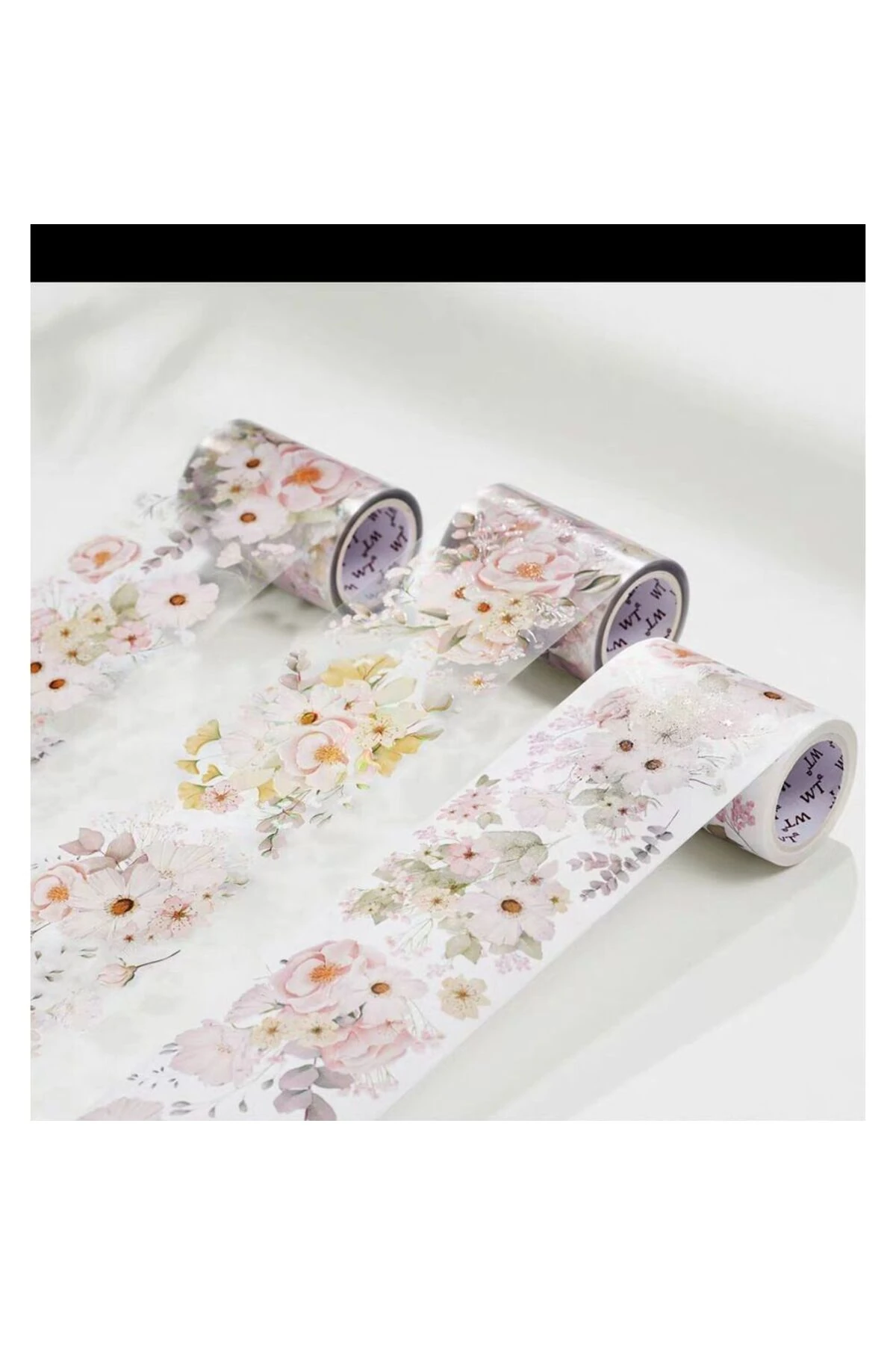 K12-100cm pembe Ciçek PET Tape