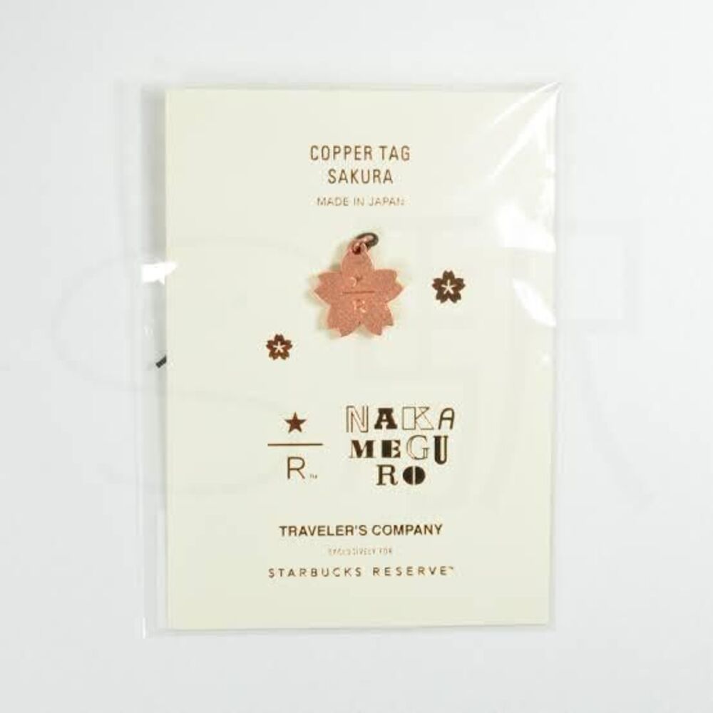 A23-Traveler's Company x Starbucks Reserve Roastery Copper Tag Sakura Charm