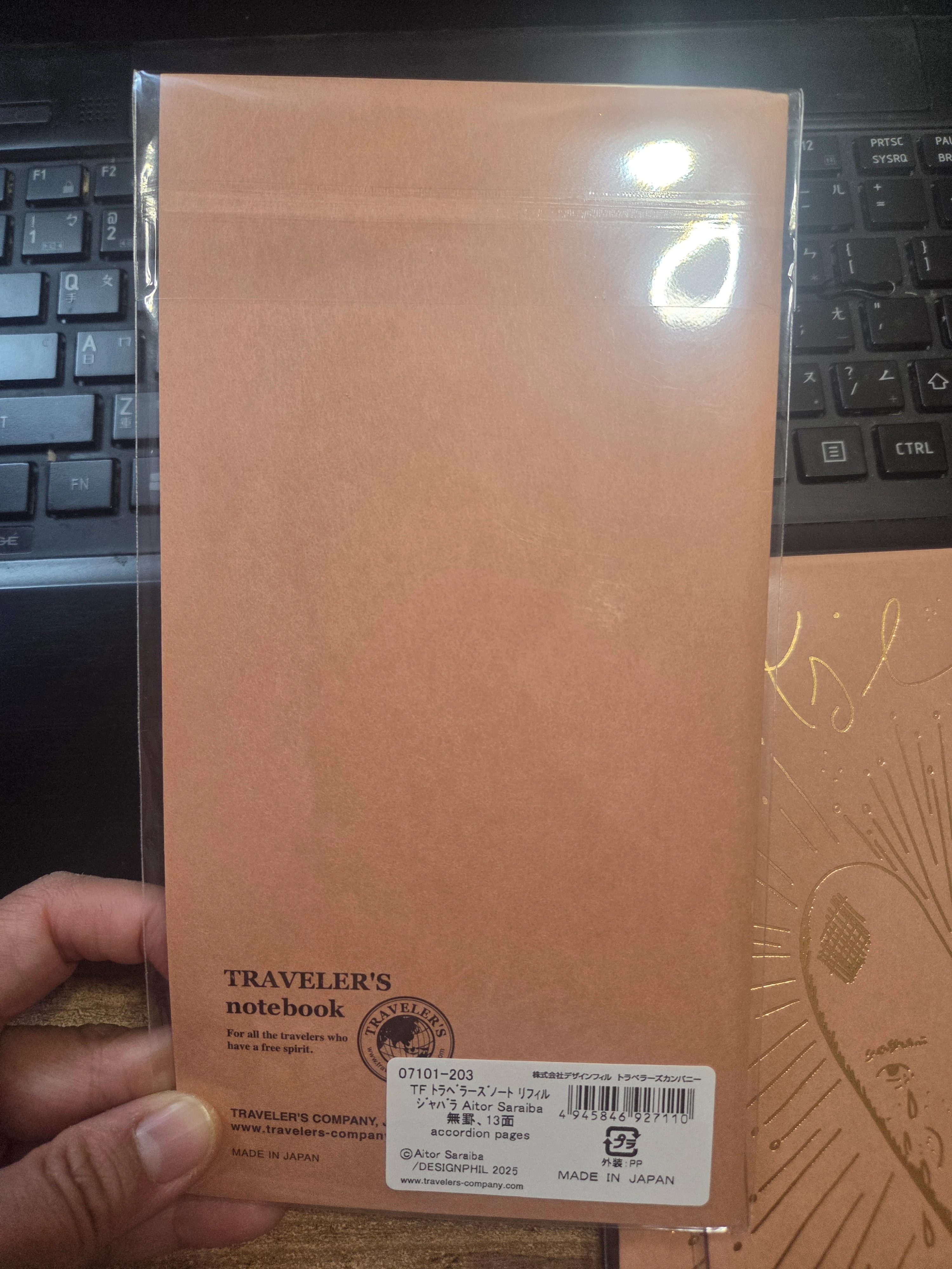 Y11-Traveler's Company x Aitor Saraiba akordeon refil 