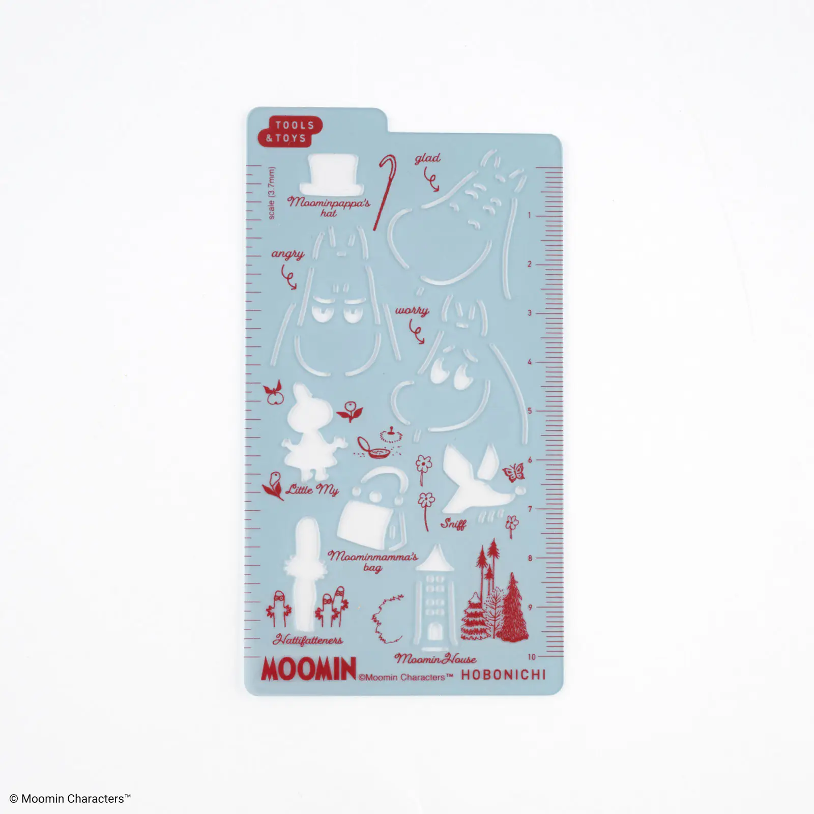 A7-Hobonichi x Moomin stencil