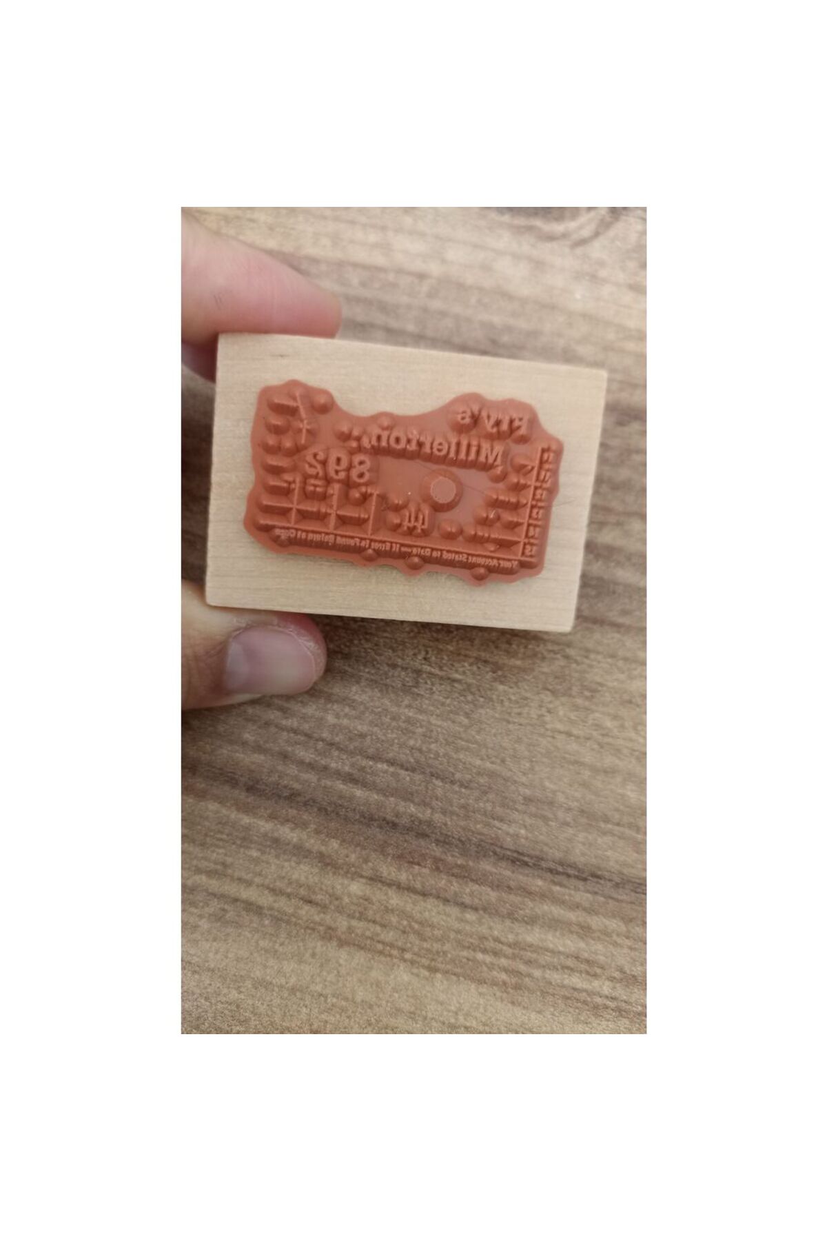 P15-Ahşap stamp