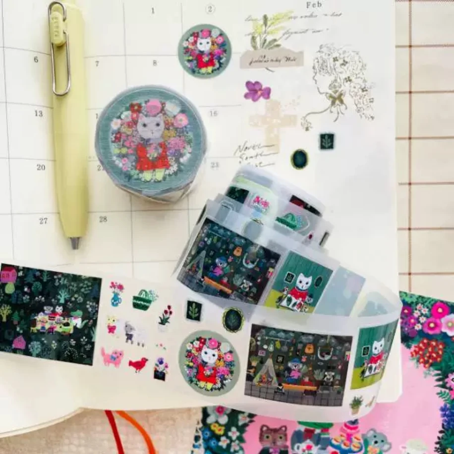 A22-Yumi Kitagishi 60cm kendinden kesimli pet tape