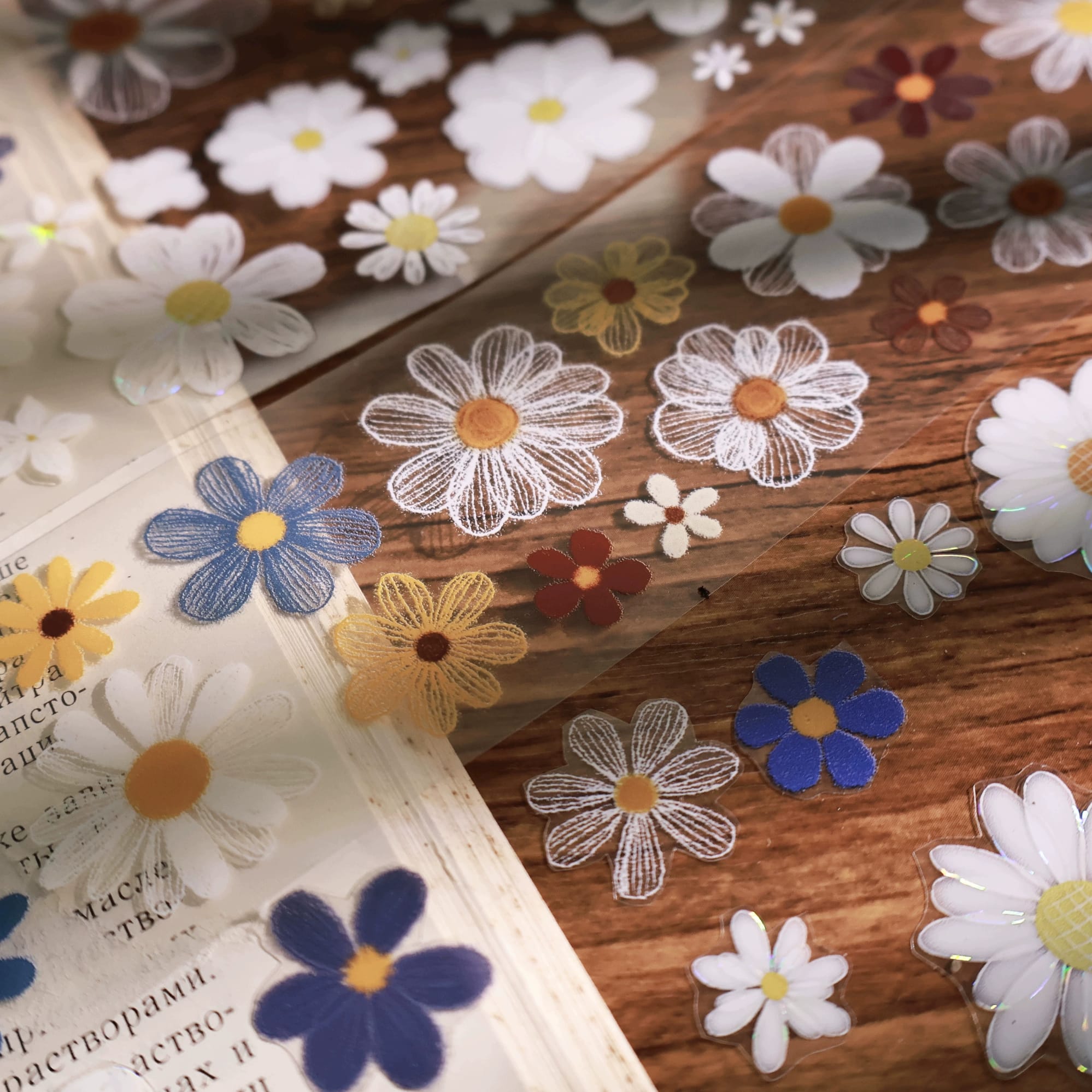 K18-YiEr 100cm renkli cicek PET Tape