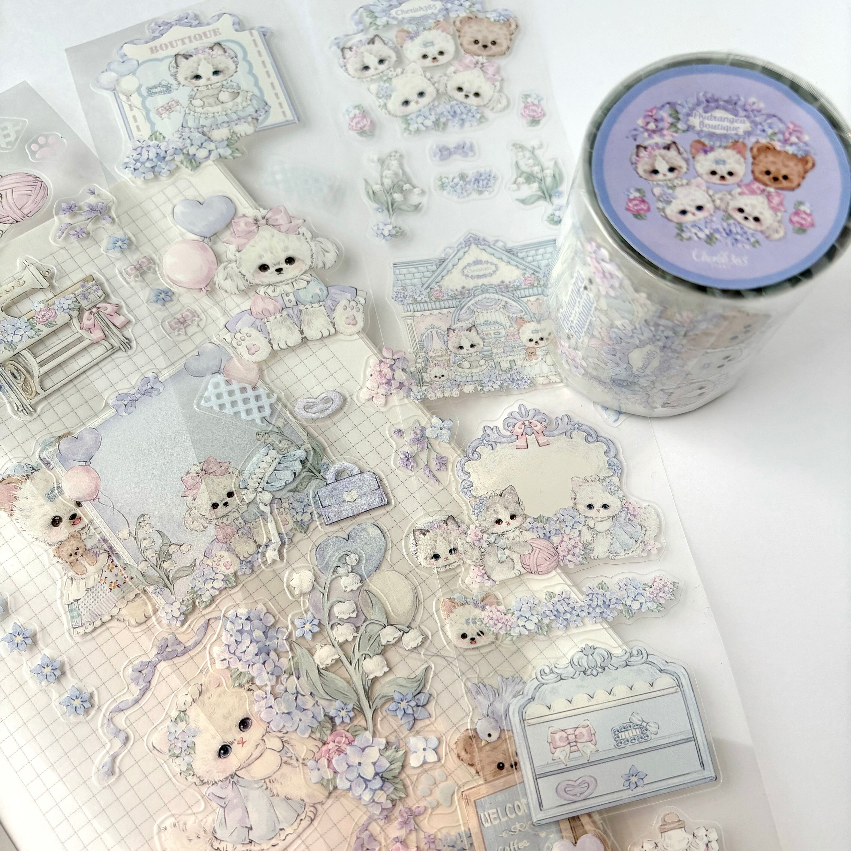 K25-Cherish 365 100cm kawaii hayvanlar PET Tape 