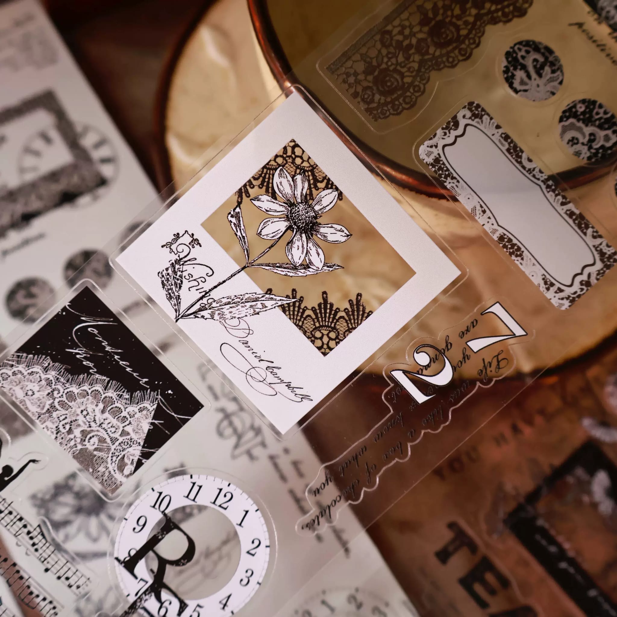 L8-YiEr 120cm dantelli temali kendinden kesimli PET TAPE