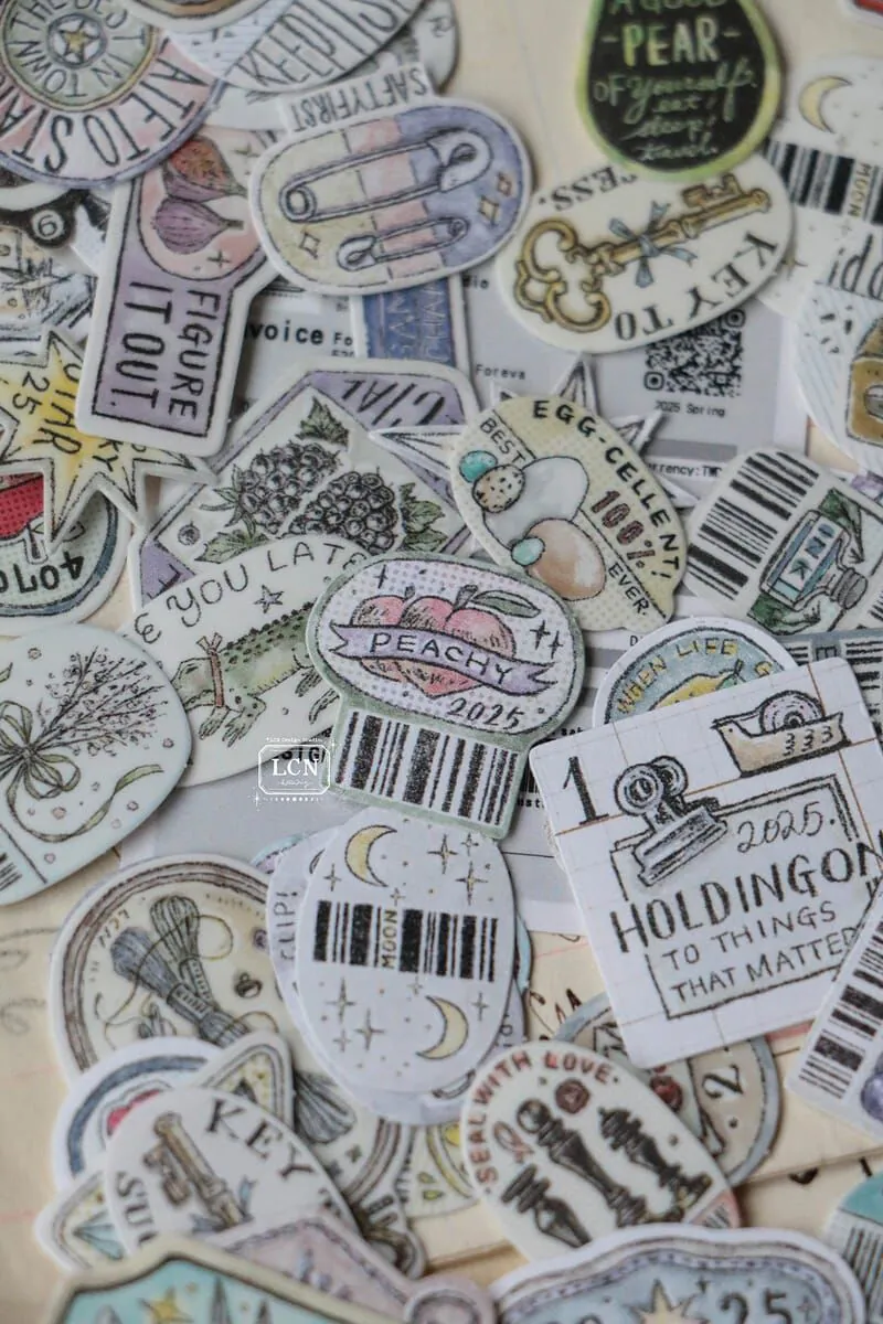 B11-LCN 142 adet sticker seti