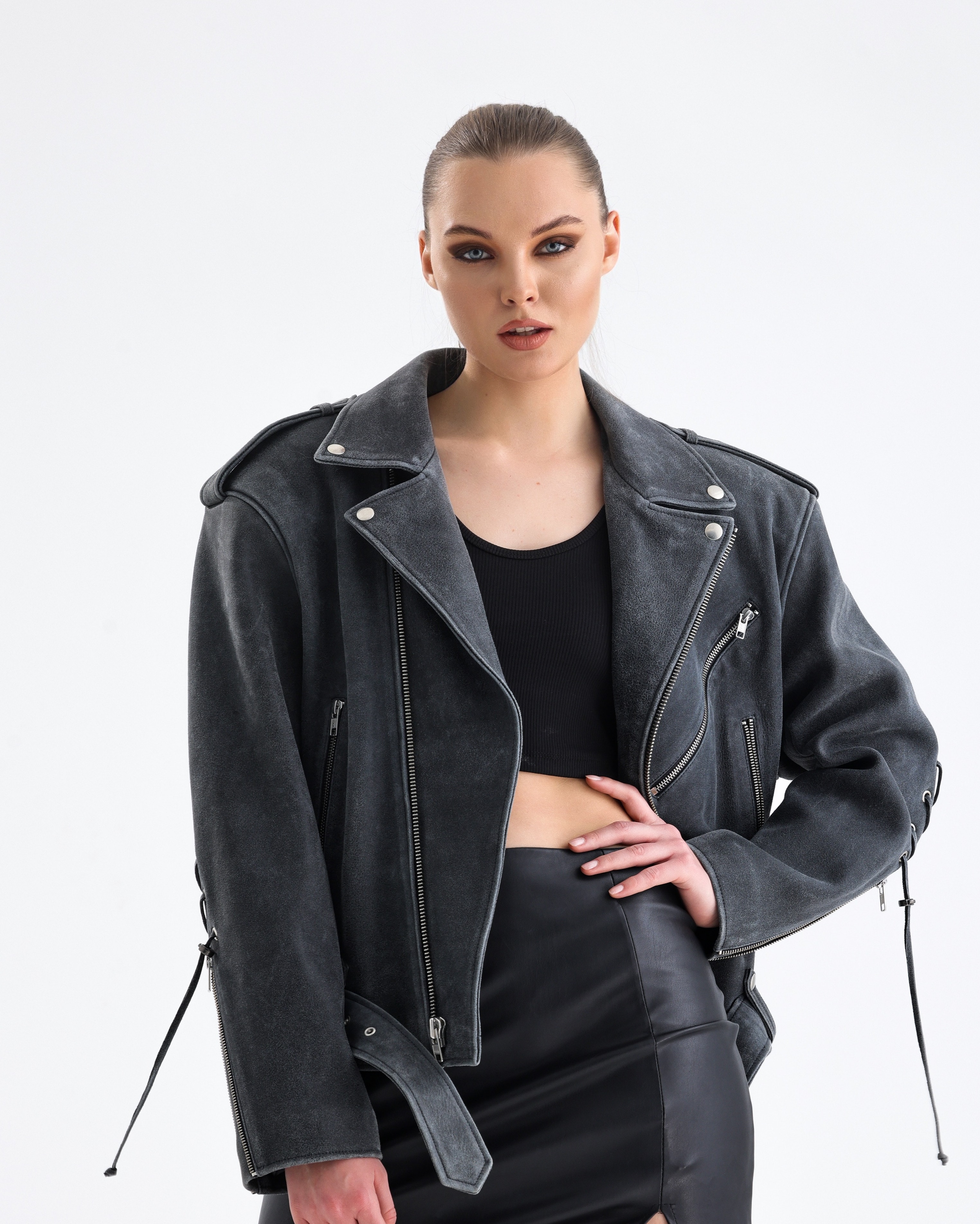 The Smoke Leather Jacket