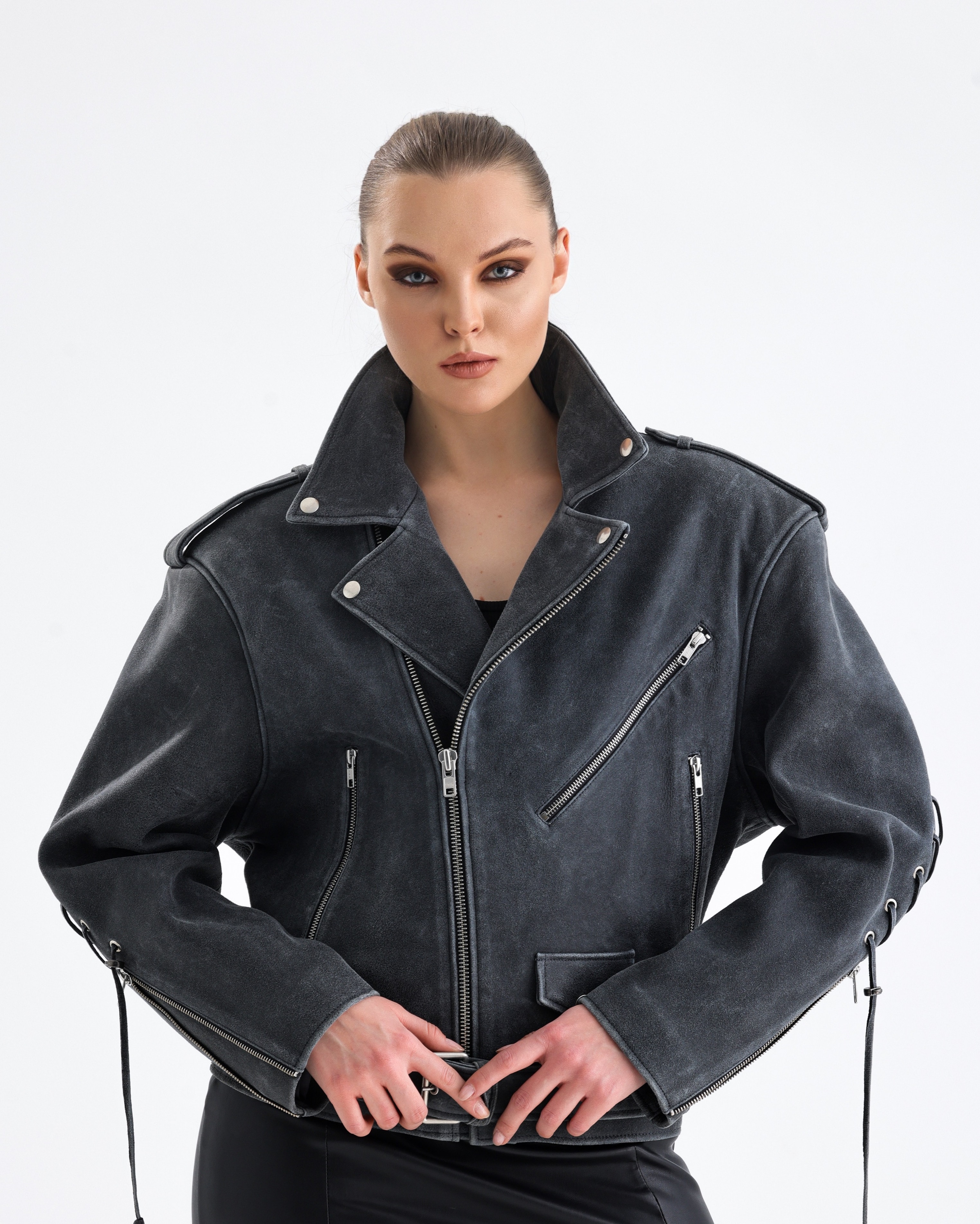 The Smoke Leather Jacket