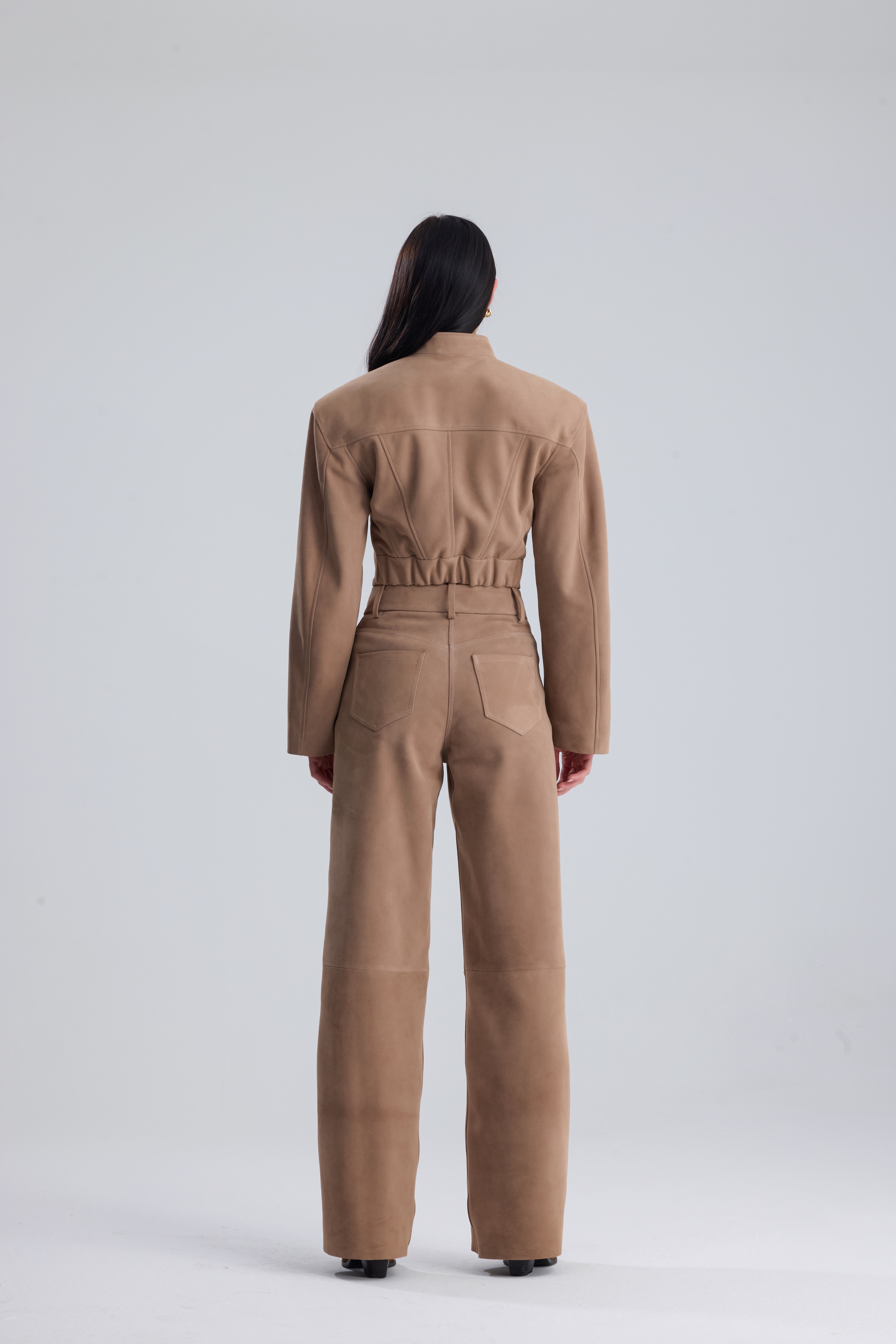 Nude Darcy Structured Suede Set