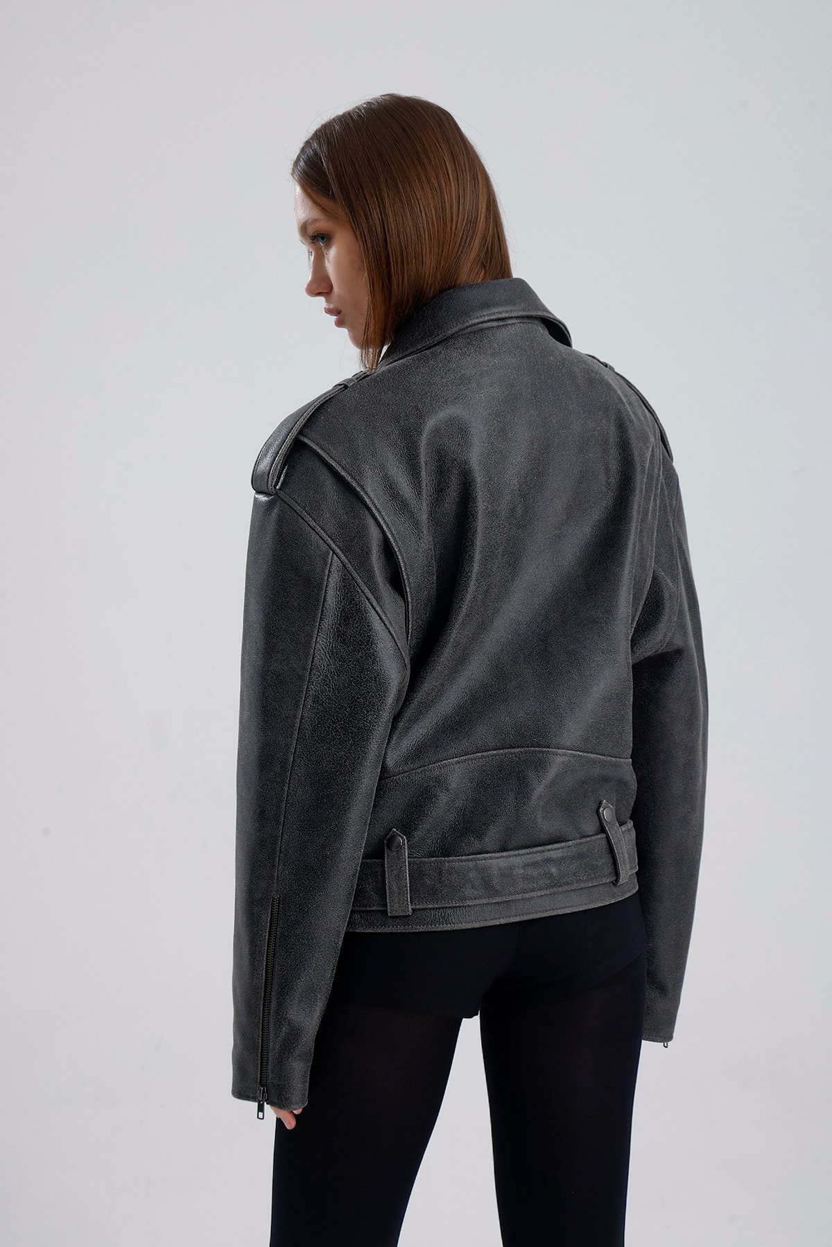 Ofelya Leather Jacket