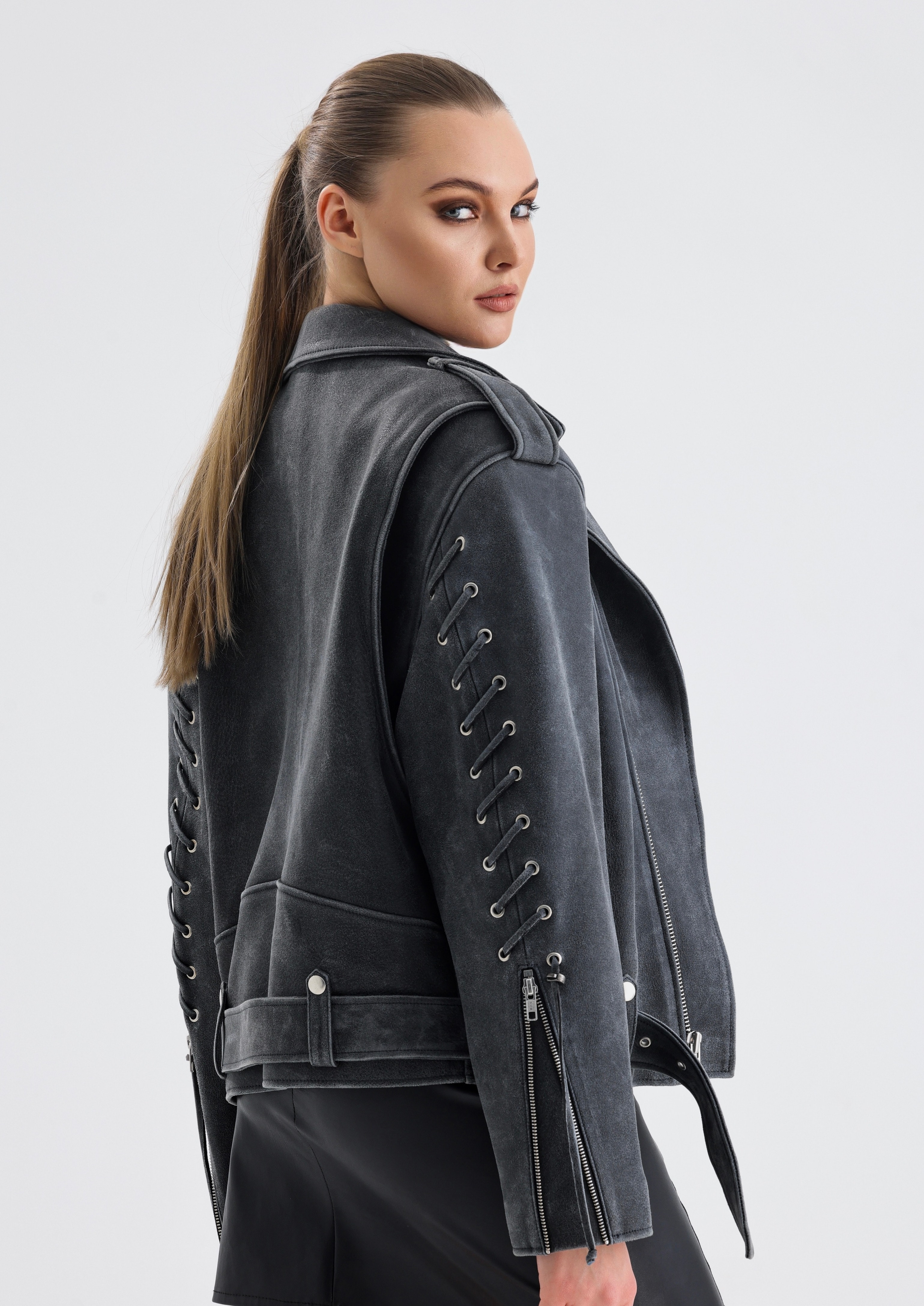 The Smoke Leather Jacket