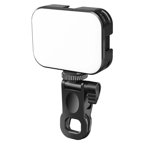 The Wlue 100 LED Selfie Video Kamera Işığı, Tripod Uyumlu, 3500-6500 Kelvin, Şarjlı, Mandallı, Dimmer Ayarlı