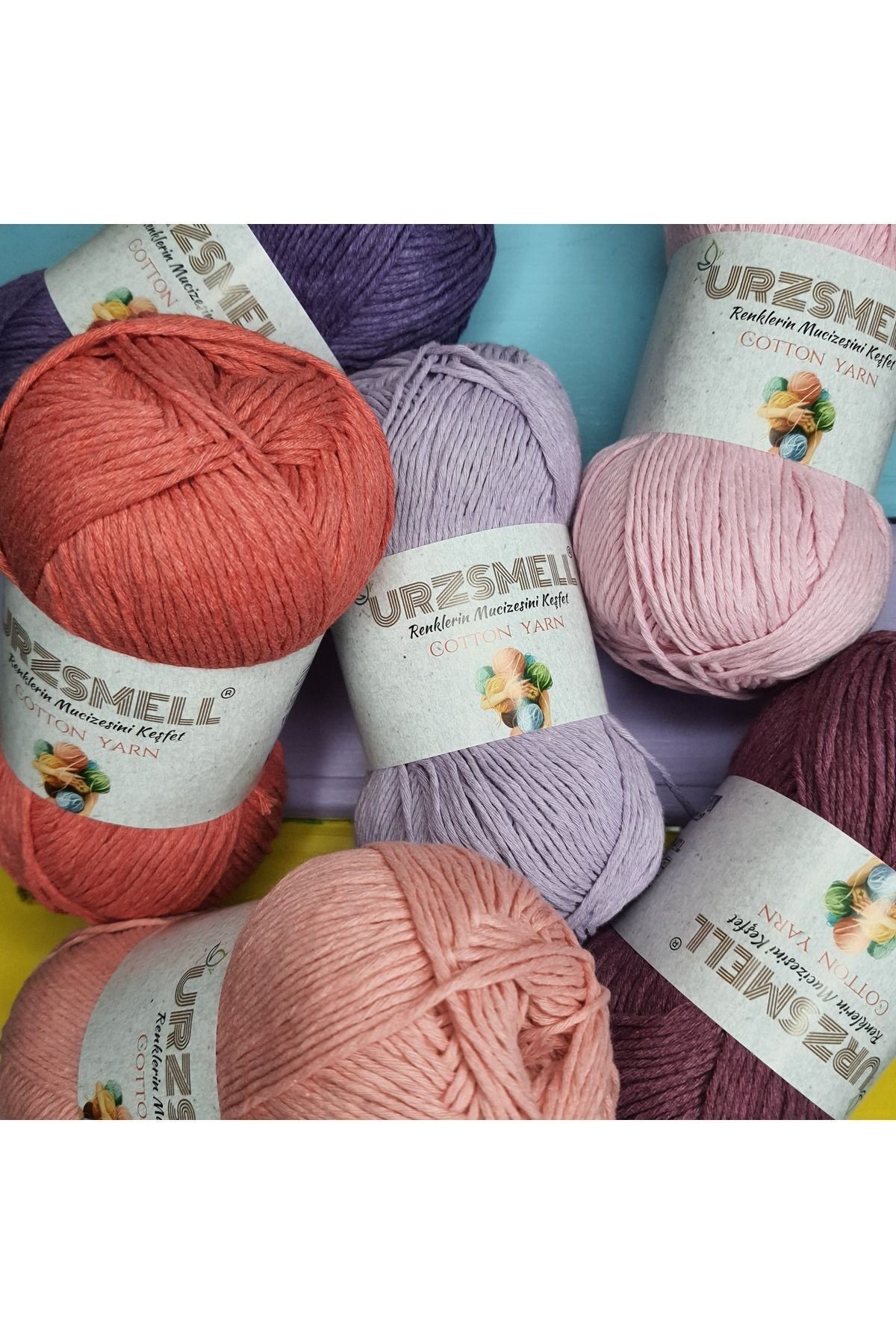 Cotton Örgü Ipliği 100gr, 200mt - El Örgü Ipliği