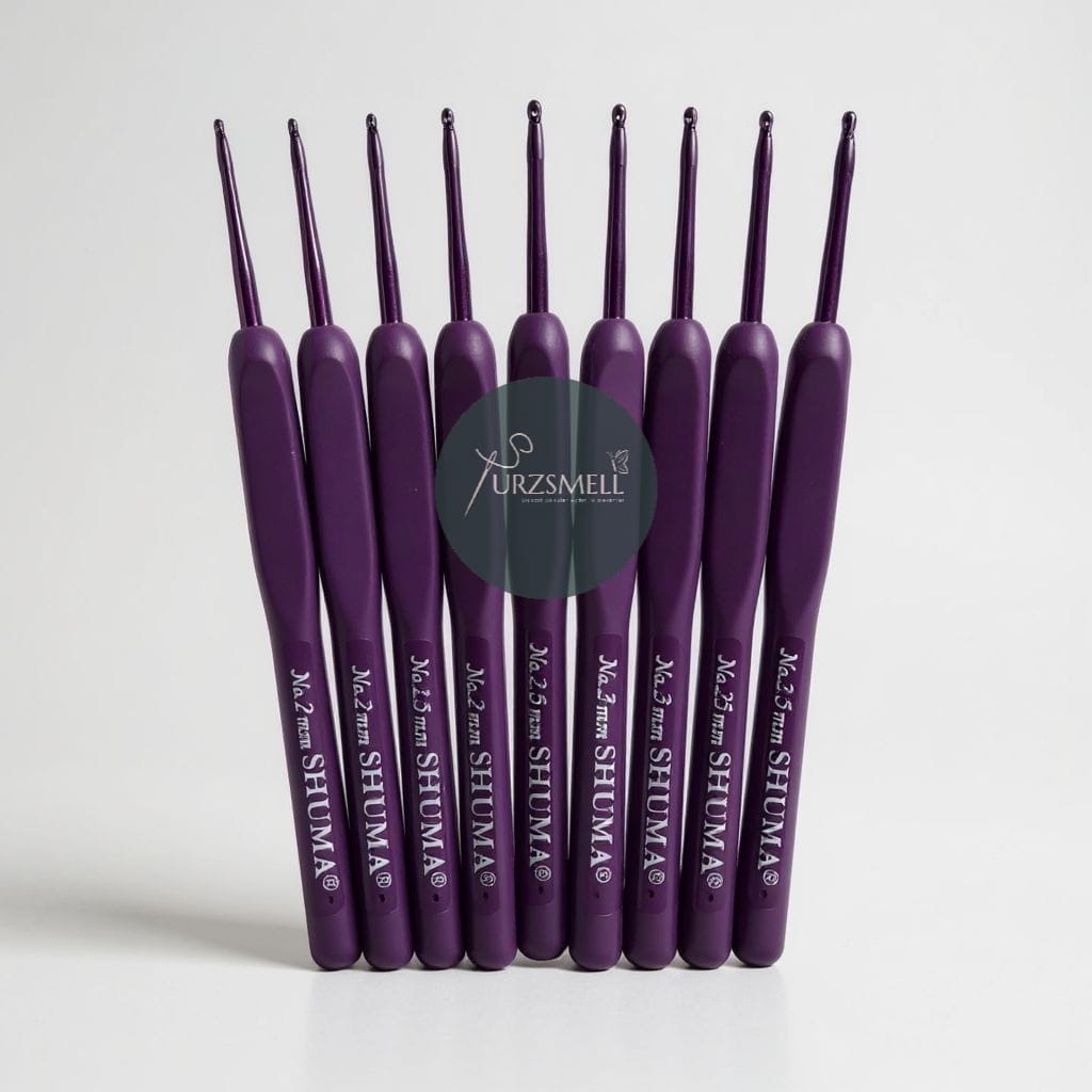 Shuma Violet (MOR) Renk Slikon Saplı Tığ 1 Adet