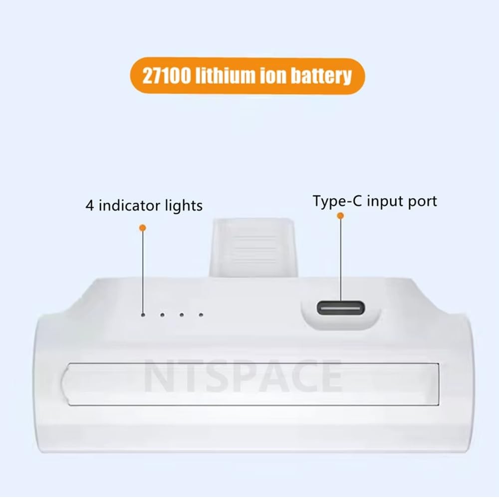 Süper Mini 5000 mAh Type-C Girişli Telefonlar için Cep Powerbank 5V/2.1A