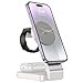 The Wlue 3'ü 1 Arada Kablosuz Şarj Standı, MagSafe Uyumlu,15W, iPhone, Android Telefon ve Apple Watch Uyumlu