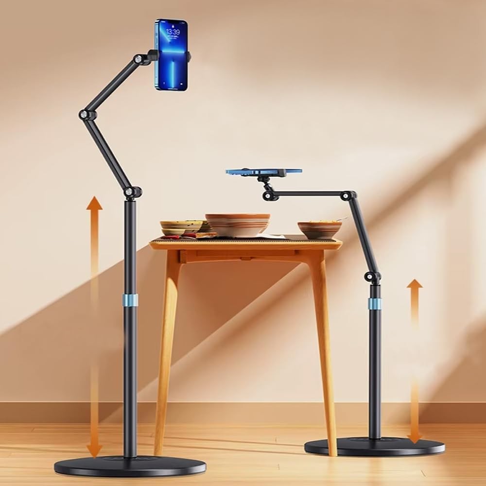 The Wlue 6-11 inch Metal Ayaklı Flexible Tablet ve Telefon Tutucu Stand 160 cm Metal Tablet Tripod