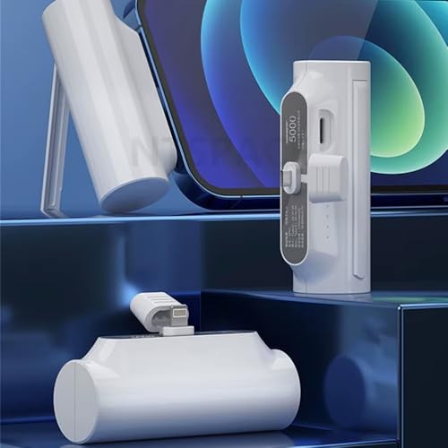 Süper Mini 5000 mAh iPhone Lightning Girişli Cep Powerbank 5V/2.1A