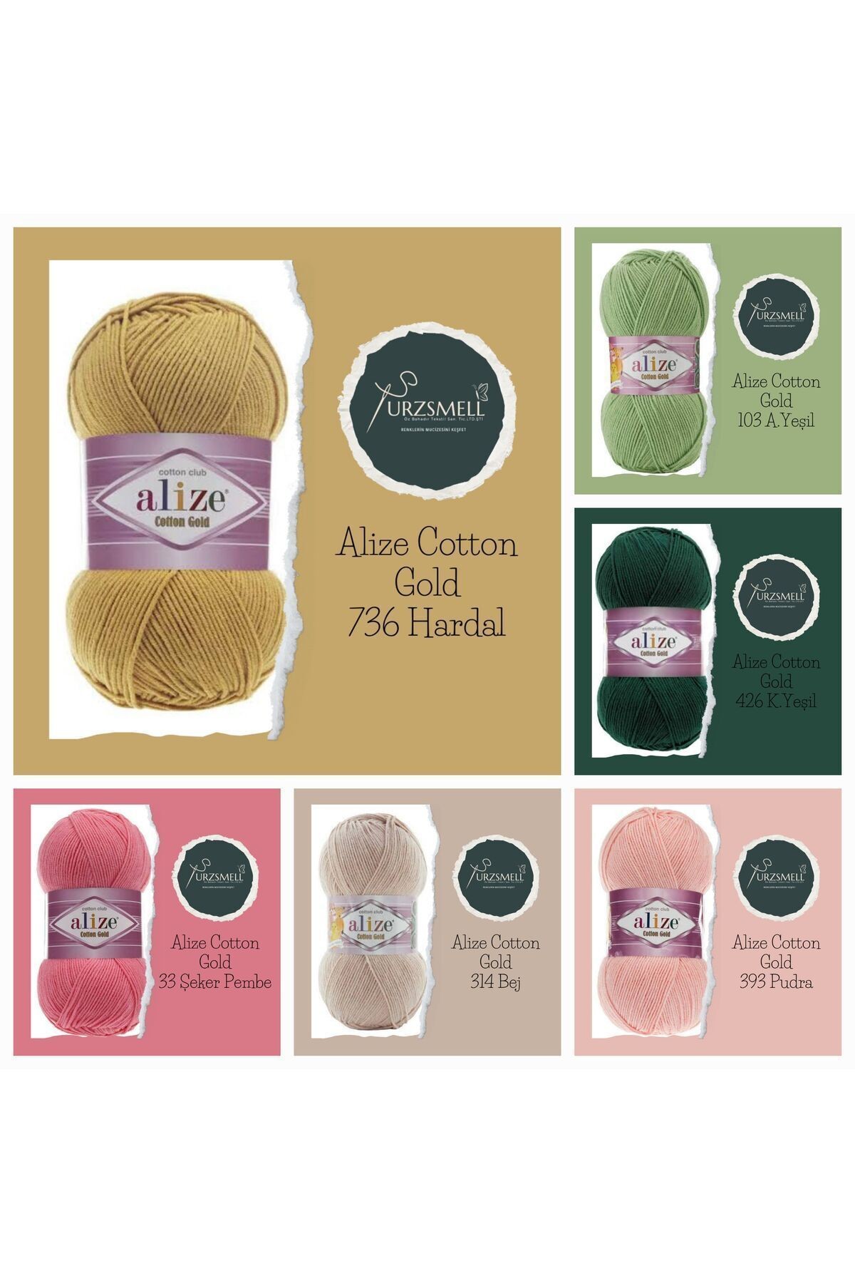 Cotton Gold El Örgü Ipi 100 Gr. 330 Mt. Amigurumi Ipi, Punch Ipi, Hırka ve Kazak Ipi